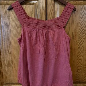 Women's Pinkish Sleeveless Top